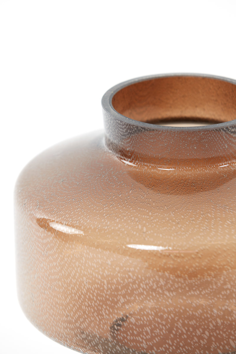 Light & Living Accessories Vase 23,5x29,5 cm TRASMON glass brown House of Isabella UK