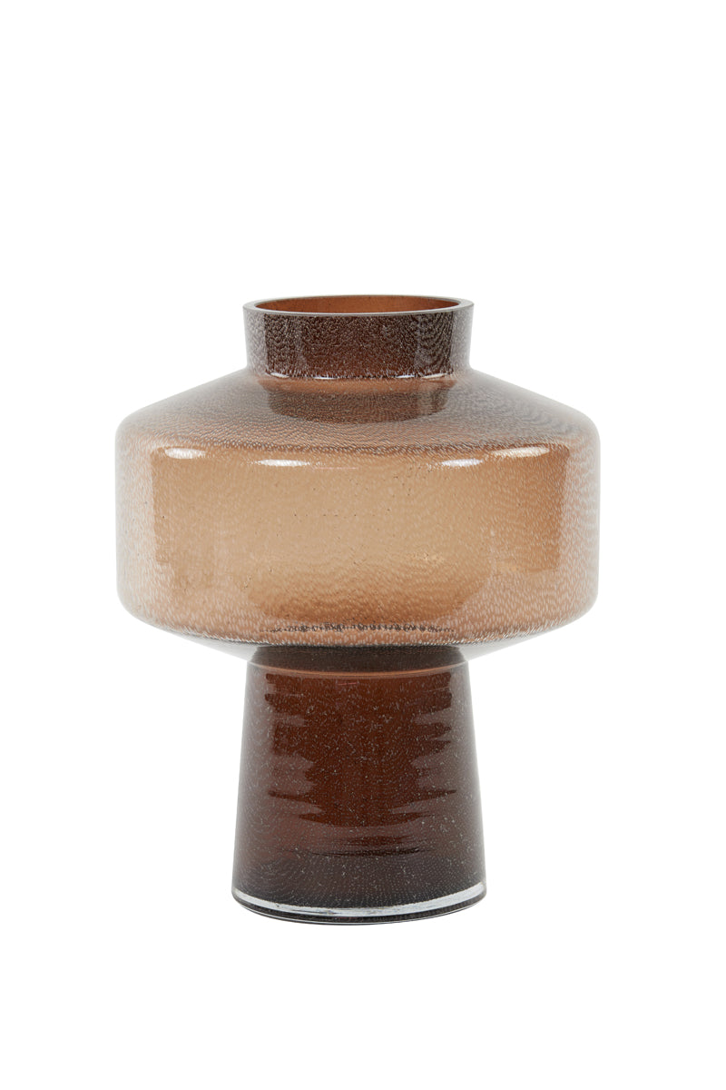 Light & Living Accessories Vase 23,5x29,5 cm TRASMON glass brown House of Isabella UK
