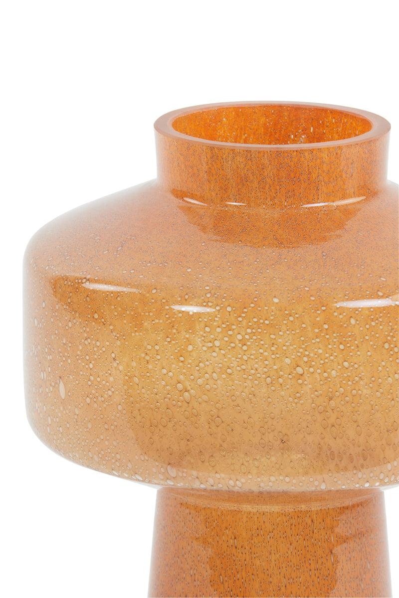 Light & Living Accessories Vase 23,5x29,5 cm TRASMON glass peach House of Isabella UK