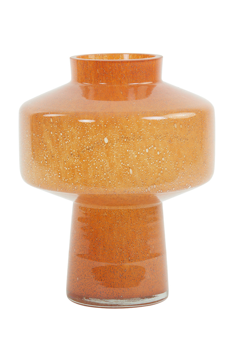 Light & Living Accessories Vase 23,5x29,5 cm TRASMON glass peach House of Isabella UK