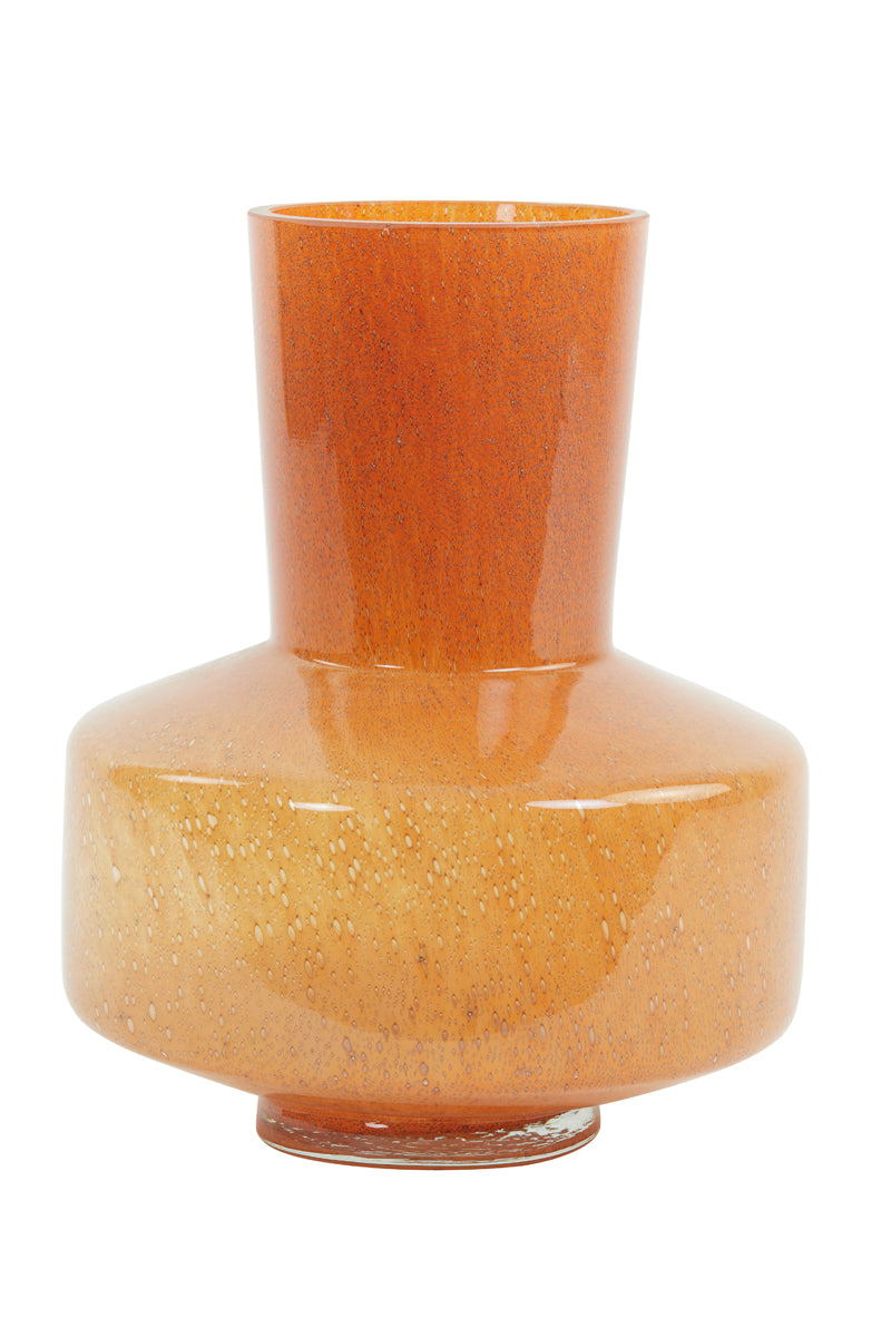 Light & Living Accessories Vase 23,5x29,5 cm TRASMOS glass peach House of Isabella UK