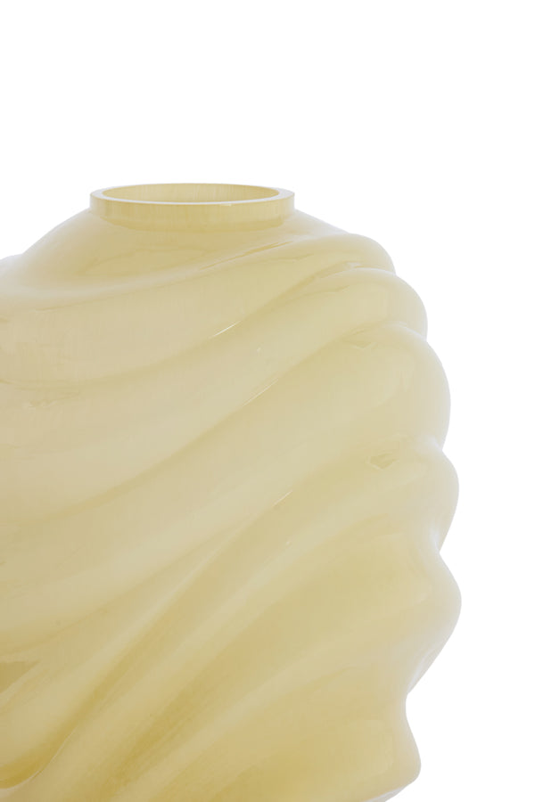Light & Living Accessories Vase 23,5x30,5 cm BIOTU glass cream House of Isabella UK