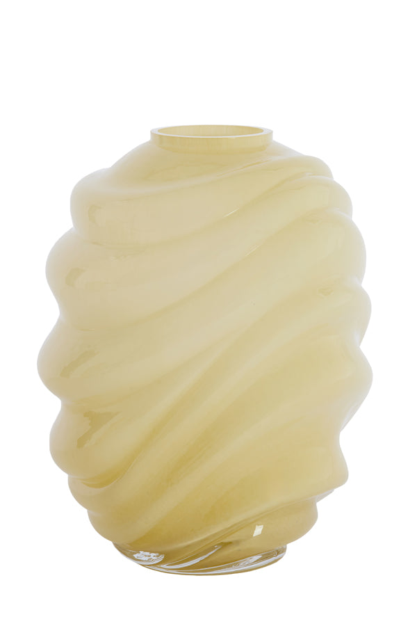 Light & Living Accessories Vase 23,5x30,5 cm BIOTU glass cream House of Isabella UK