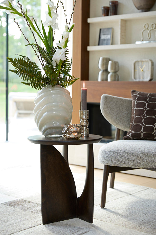 Light & Living Accessories Vase 23,5x30,5 cm BIOTU glass light grey House of Isabella UK