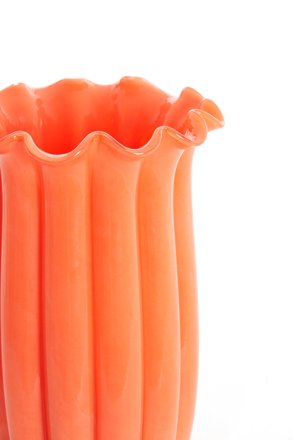 Light & Living Accessories Vase 23,5x38 cm SEDONA glass orange House of Isabella UK