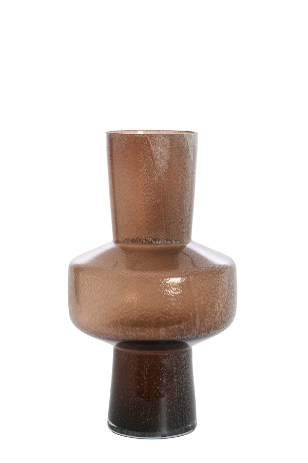 Light & Living Accessories Vase 23,5x42 cm TRASMO glass brown House of Isabella UK