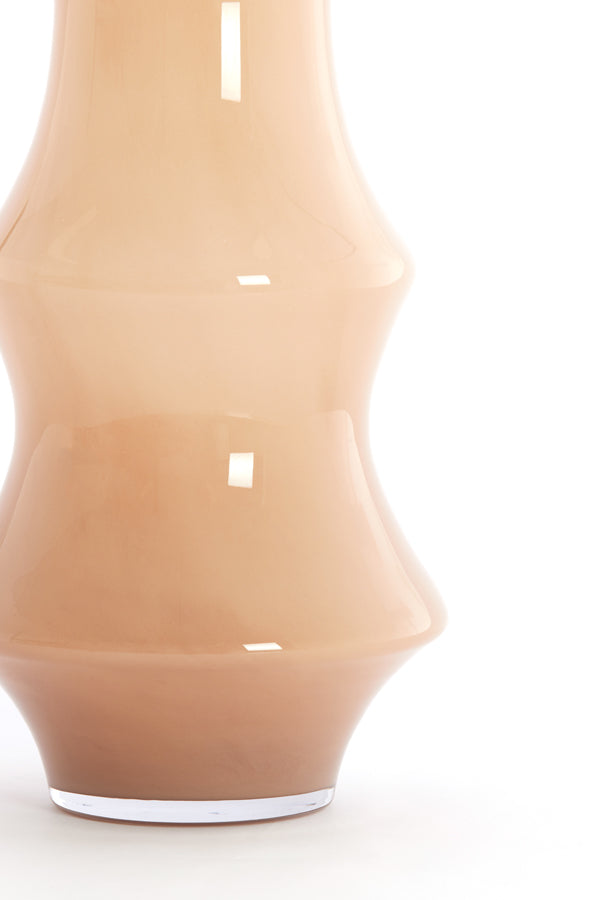 Light & Living Accessories Vase 23,5x70 cm FIORENZA glass caramel House of Isabella UK