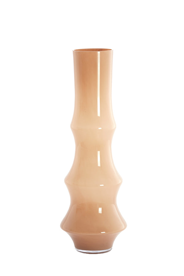 Light & Living Accessories Vase 23,5x70 cm FIORENZA glass caramel House of Isabella UK
