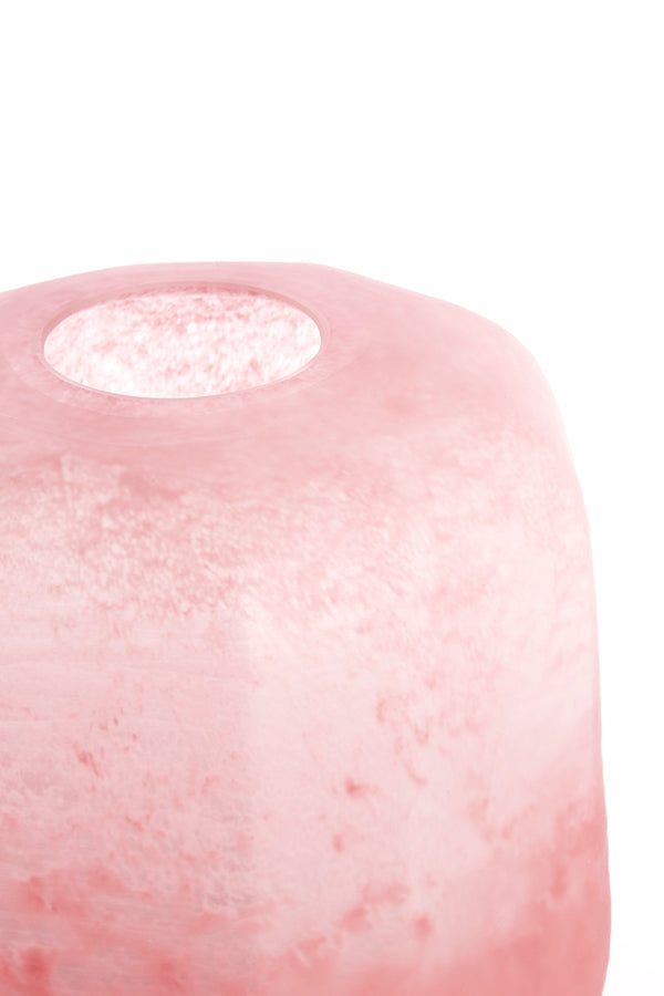 Light & Living Accessories Vase 23x24 cm PACENGO glass coral-light pink House of Isabella UK