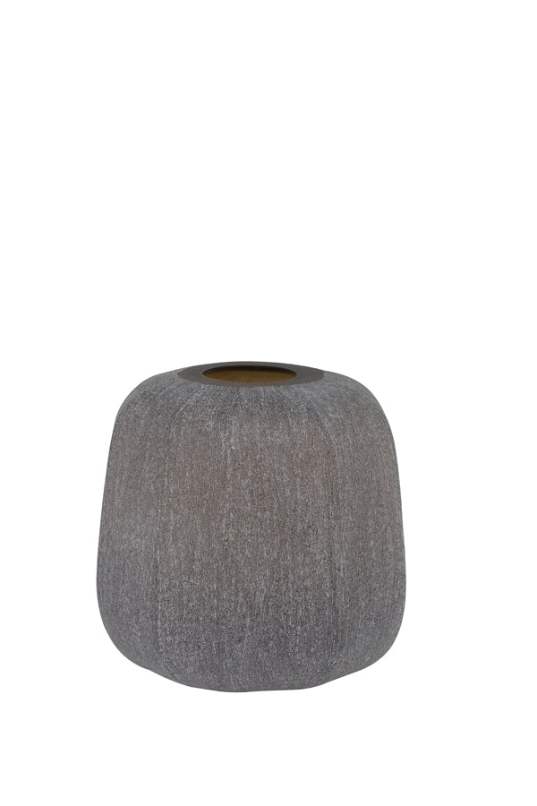 Light & Living Accessories Vase 23x24 cm PACENGO glass dark brown House of Isabella UK