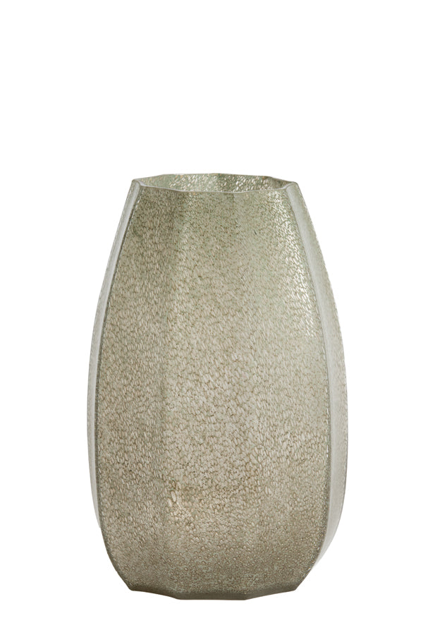 Light & Living Accessories Vase 23x38 cm BRADLEY glass grey-green House of Isabella UK