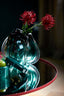 Light & Living Accessories Vase 24,5x22 cm MURELA glass turquoise House of Isabella UK