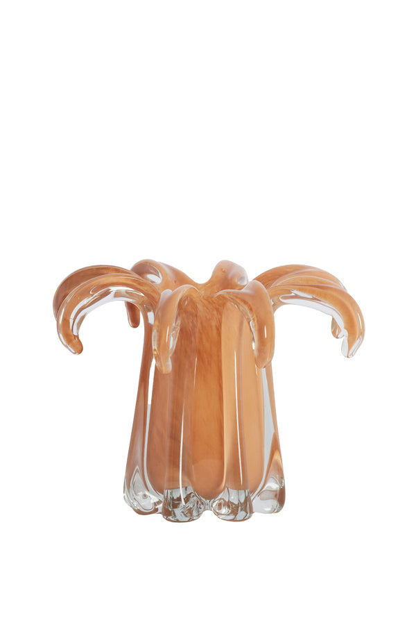 Light & Living Accessories Vase 24x19 cm AVENIA glass caramel House of Isabella UK
