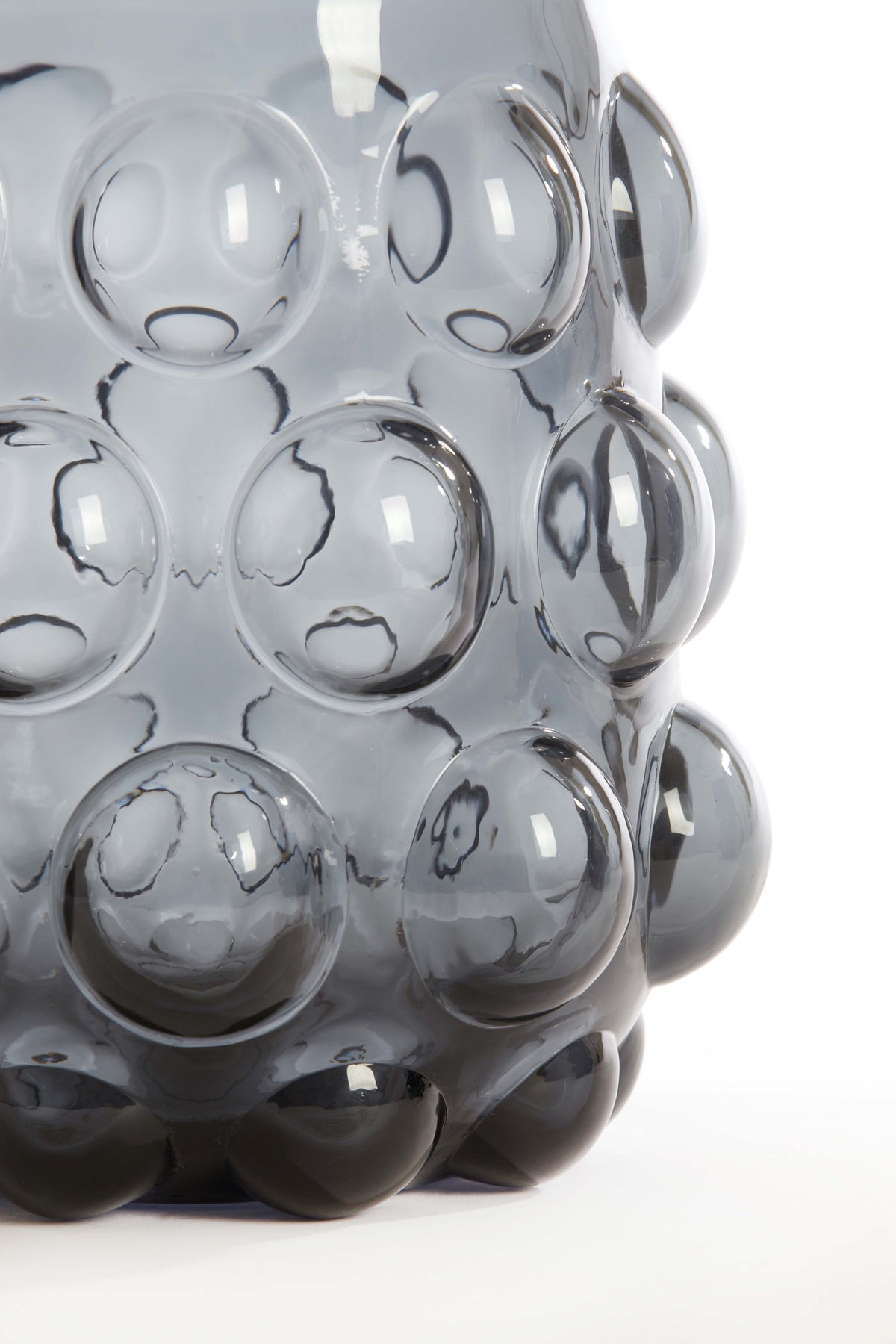 Light & Living Accessories Vase 24x30 cm HAROA glass smoked grey House of Isabella UK