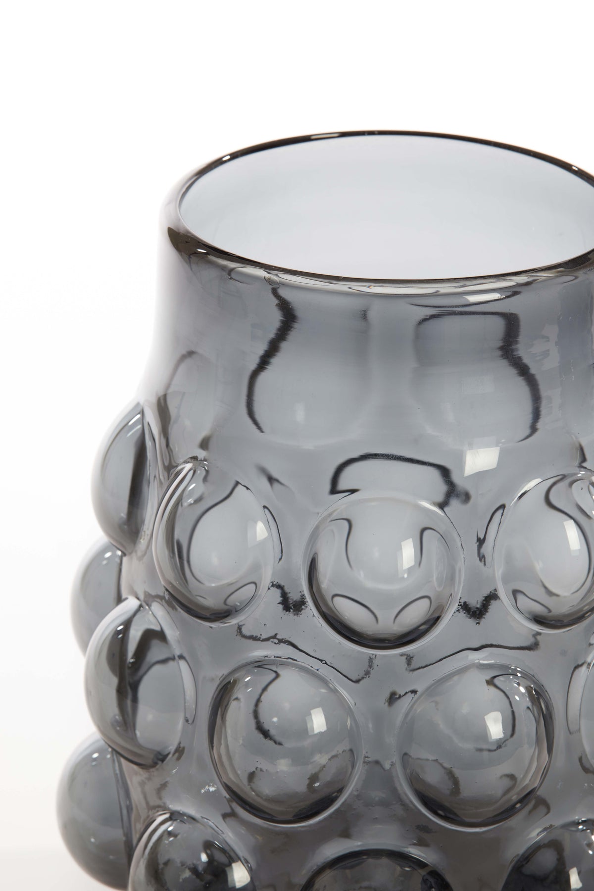 Light & Living Accessories Vase 24x30 cm HAROA glass smoked grey House of Isabella UK
