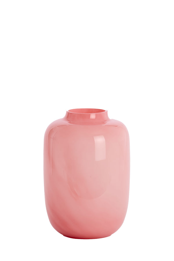 Light & Living Accessories Vase 24x34 cm KOBALA glass pink House of Isabella UK