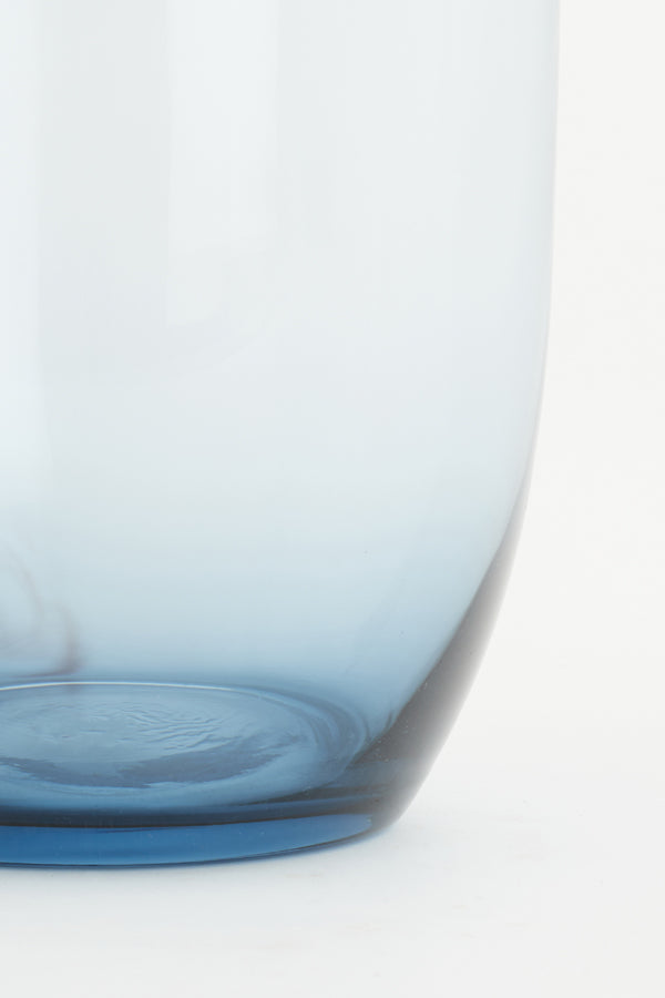 Light & Living Accessories Vase 24x56 cm FURANO glass blue House of Isabella UK