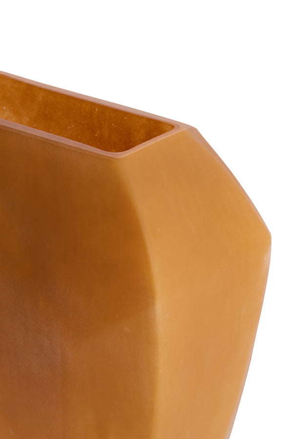 Light & Living Accessories Vase 25x12,5x33,5 cm VIONNA glass caramel House of Isabella UK