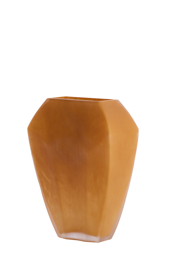 Light & Living Accessories Vase 25x12,5x33,5 cm VIONNA glass caramel House of Isabella UK