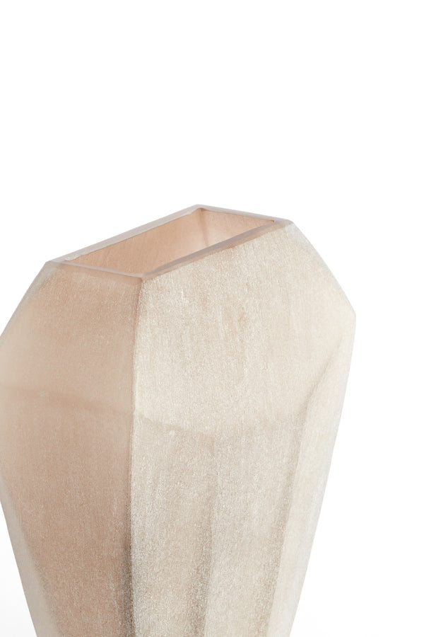 Light & Living Accessories Vase 25x12,5x33,5 cm VIONNA glass light brown House of Isabella UK