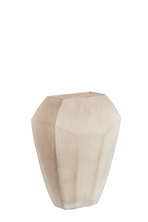 Light & Living Accessories Vase 25x12,5x33,5 cm VIONNA glass light brown House of Isabella UK