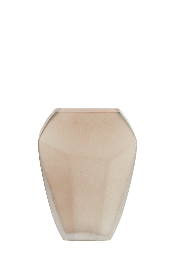 Light & Living Accessories Vase 25x12,5x33,5 cm VIONNA glass light brown House of Isabella UK