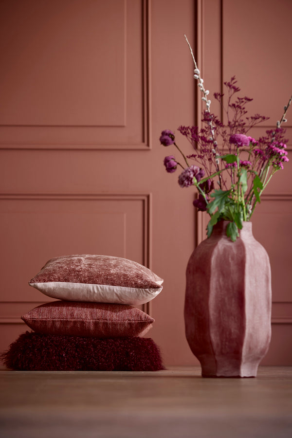 Light & Living Accessories Vase 25x44,5 cm TEJEDA glass dark pink House of Isabella UK