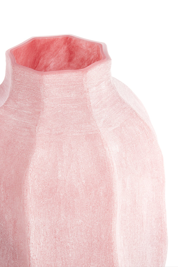 Light & Living Accessories Vase 25x44,5 cm TEJEDA glass dark pink House of Isabella UK