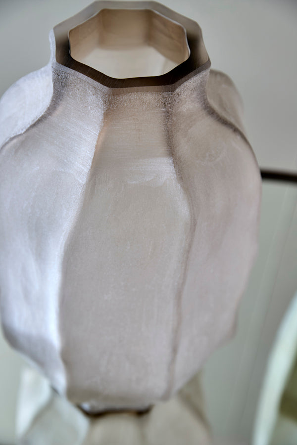 Light & Living Accessories Vase 25x44,5 cm TEJEDA glass light brown House of Isabella UK