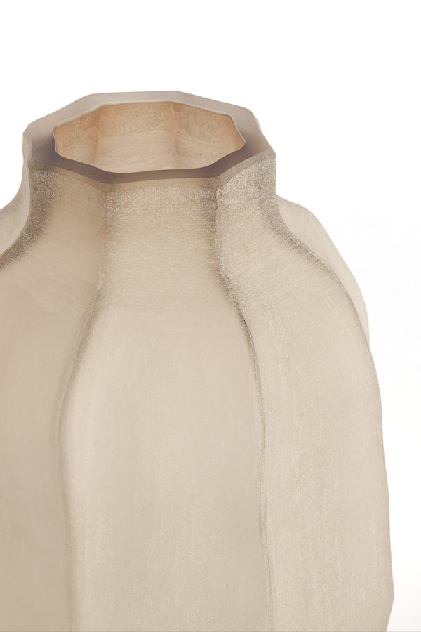 Light & Living Accessories Vase 25x44,5 cm TEJEDA glass light brown House of Isabella UK