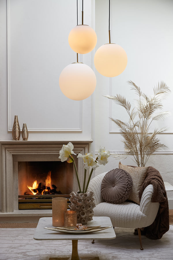 Light & Living Accessories Vase 26,5x25x31,5 cm KEIKI ceramics sand House of Isabella UK