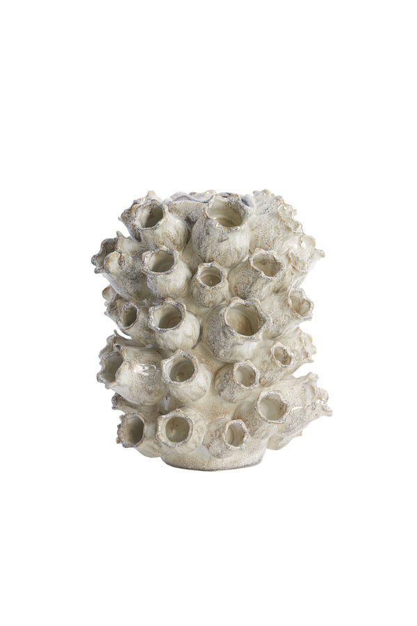 Light & Living Accessories Vase 26,5x25x31,5 cm KEIKI ceramics sand House of Isabella UK
