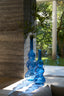Light & Living Accessories Vase 26,5x75 cm VENERIO glass shiny dark blue House of Isabella UK