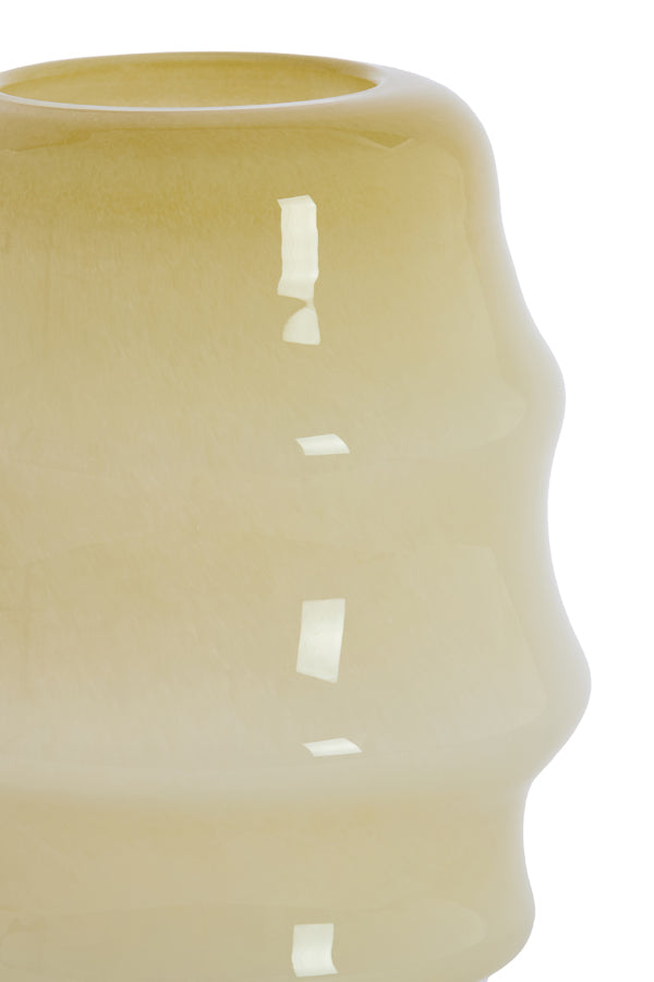 Light & Living Accessories Vase 26x34,5 cm JAMANOTA glass cream House of Isabella UK