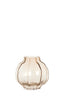 Light & Living Accessories Vase 27x26 cm TEJEDA glass clear light brown House of Isabella UK