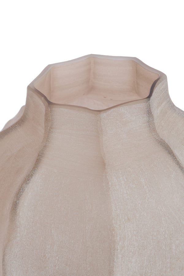 Light & Living Accessories Vase 27x26 cm TEJEDA glass light brown House of Isabella UK