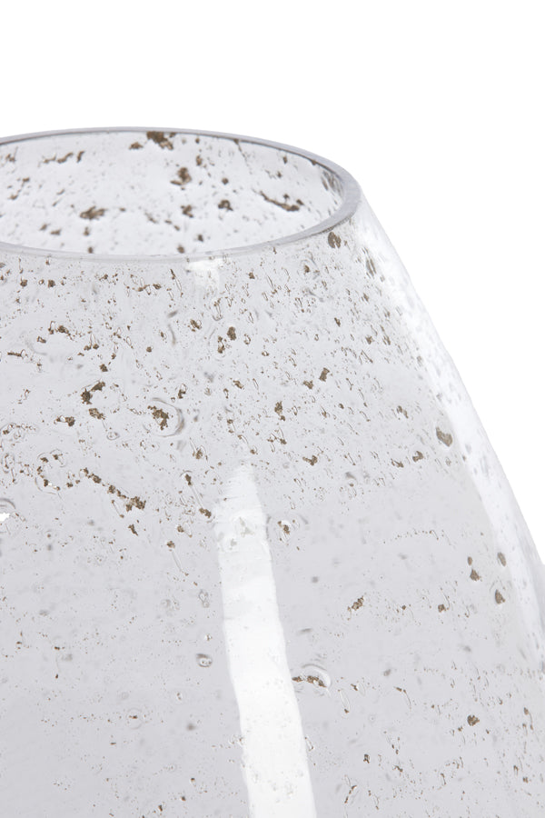 Light & Living Accessories Vase 27x30 cm LATERZA glass stone finish clear House of Isabella UK