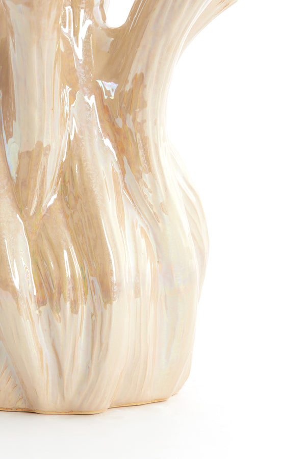 Light & Living Accessories Vase 28,5x34,5 cm LYSET ceramics sand House of Isabella UK