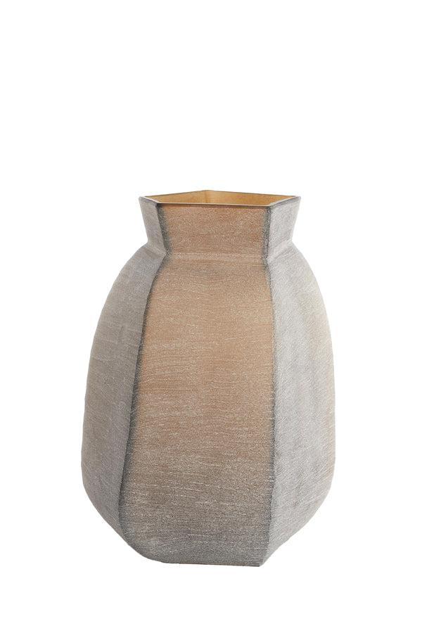 Light & Living Accessories Vase 28x25,5x40 cm VELIKO glass dark brown House of Isabella UK