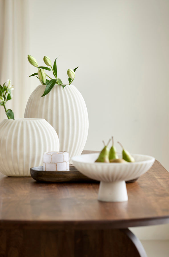 Light & Living Accessories Vase 29x18x24 cm MIRALLI cream House of Isabella UK