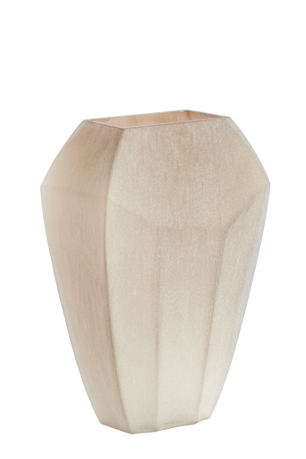 Light & Living Accessories Vase 30x16x44,5 cm VIONNA glass light brown House of Isabella UK