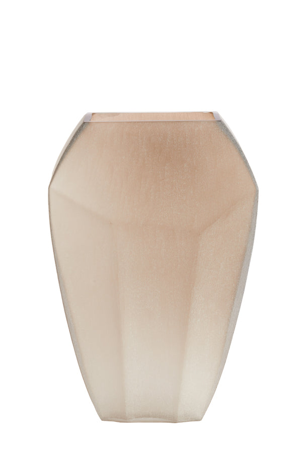 Light & Living Accessories Vase 30x16x44,5 cm VIONNA glass light brown House of Isabella UK