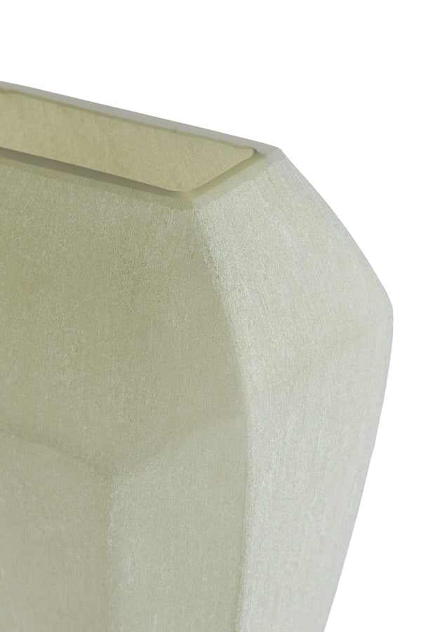 Light & Living Accessories Vase 30x16x44,5 cm VIONNA glass olive green House of Isabella UK