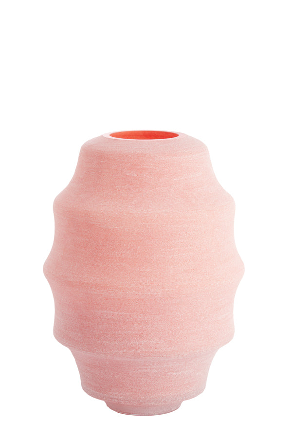 Light & Living Accessories Vase 31x42 cm NAYORO glass coral House of Isabella UK