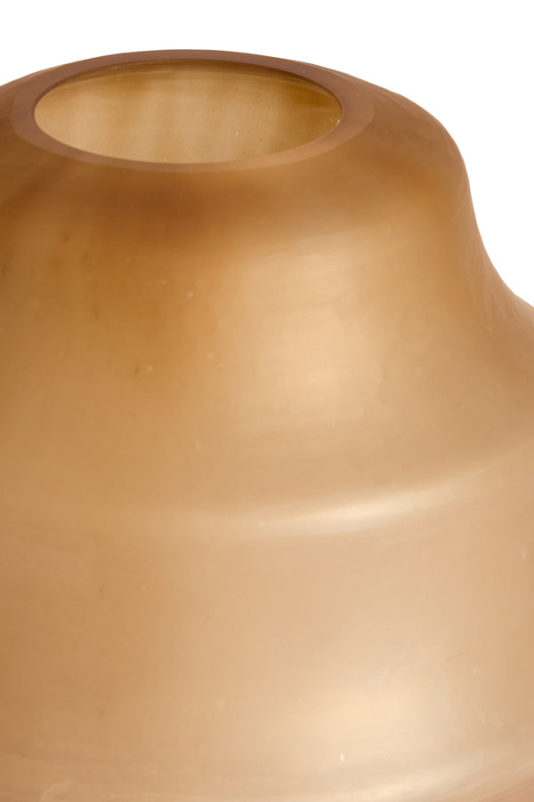 Light & Living Accessories Vase 31x42 cm NAYORO glass matt amber House of Isabella UK