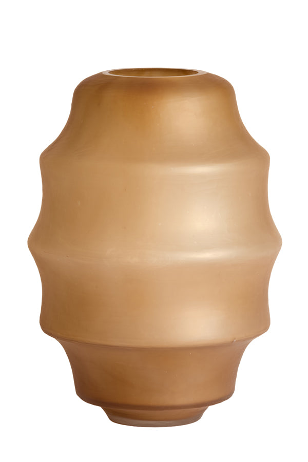 Light & Living Accessories Vase 31x42 cm NAYORO glass matt amber House of Isabella UK