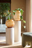 Light & Living Accessories Vase 31x42 cm NAYORO glass shiny amber House of Isabella UK