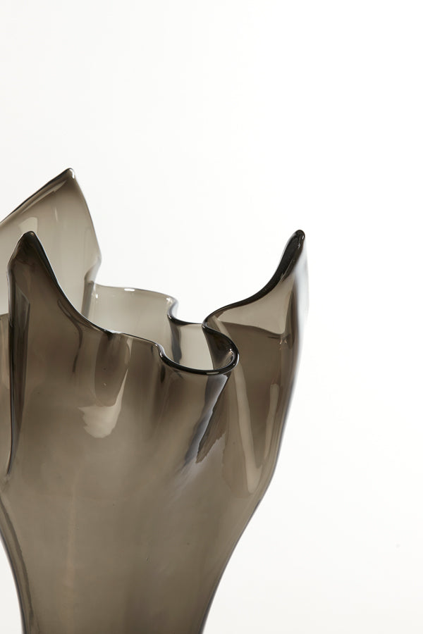 Light & Living Accessories Vase 31x46 cm AIORA glass dark grey House of Isabella UK