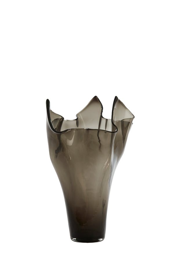 Light & Living Accessories Vase 31x46 cm AIORA glass dark grey House of Isabella UK