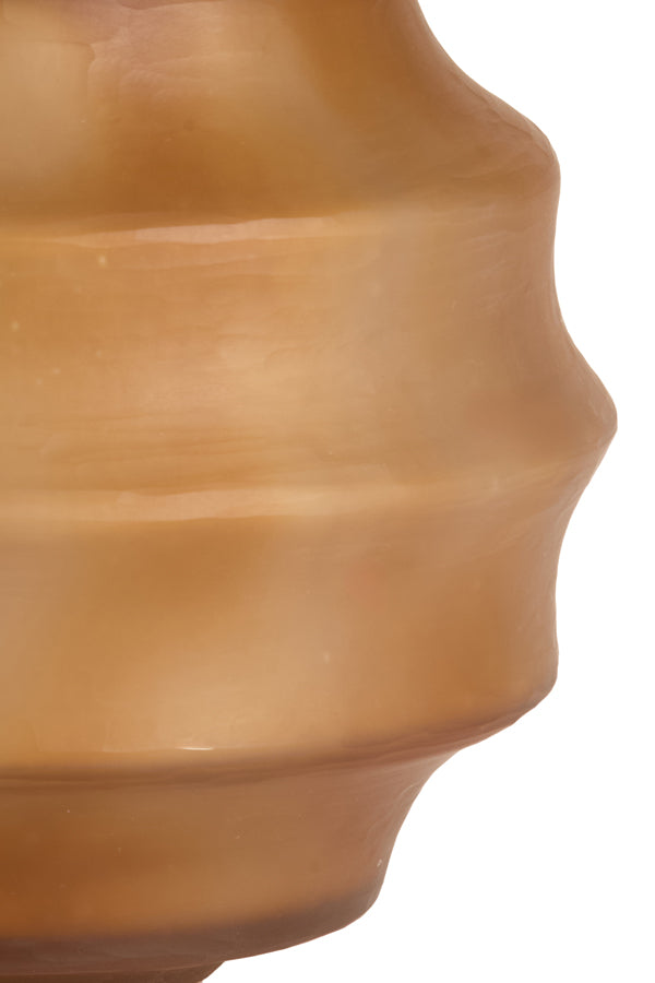 Light & Living Accessories Vase 32,5x29 cm NAYORO glass matt amber House of Isabella UK